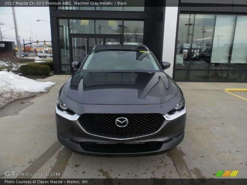 Machine Gray Metallic / Black 2022 Mazda CX-30 S Premium AWD