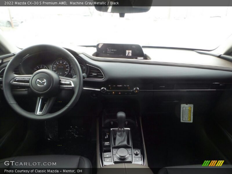 Machine Gray Metallic / Black 2022 Mazda CX-30 S Premium AWD