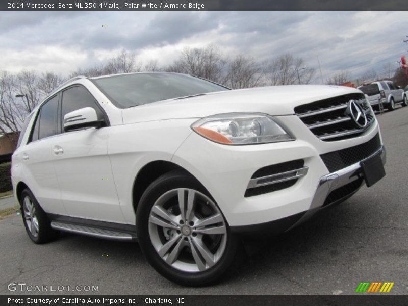 Polar White / Almond Beige 2014 Mercedes-Benz ML 350 4Matic