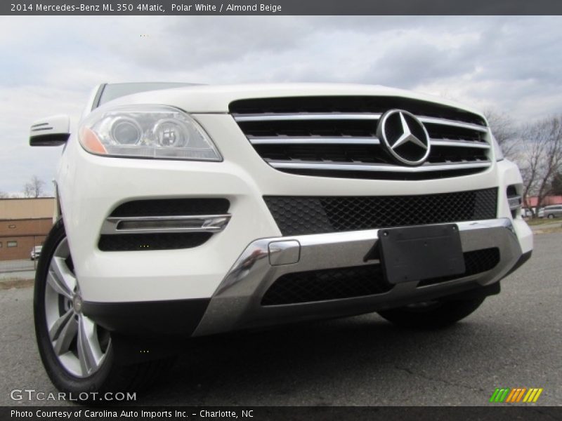 Polar White / Almond Beige 2014 Mercedes-Benz ML 350 4Matic