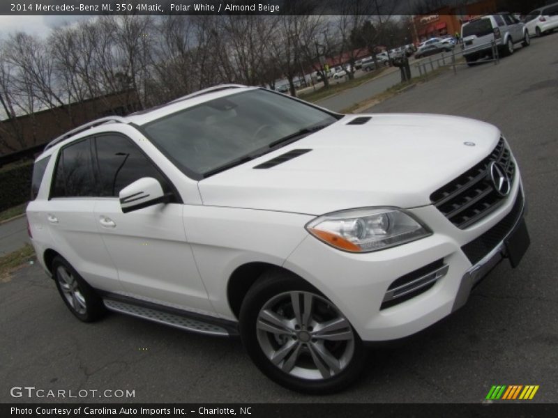 Polar White / Almond Beige 2014 Mercedes-Benz ML 350 4Matic