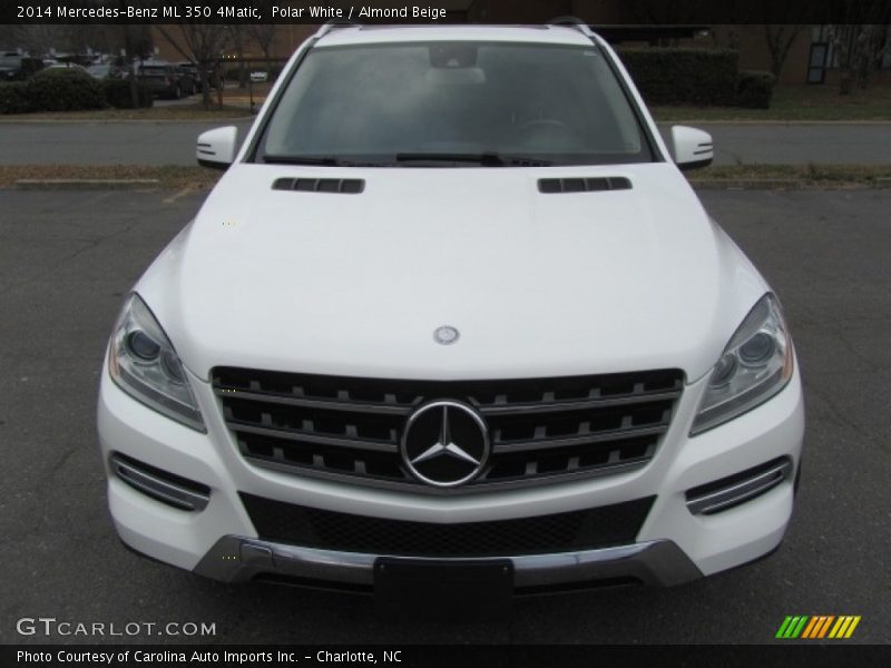Polar White / Almond Beige 2014 Mercedes-Benz ML 350 4Matic
