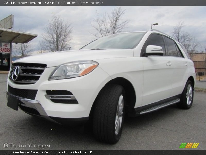 Polar White / Almond Beige 2014 Mercedes-Benz ML 350 4Matic