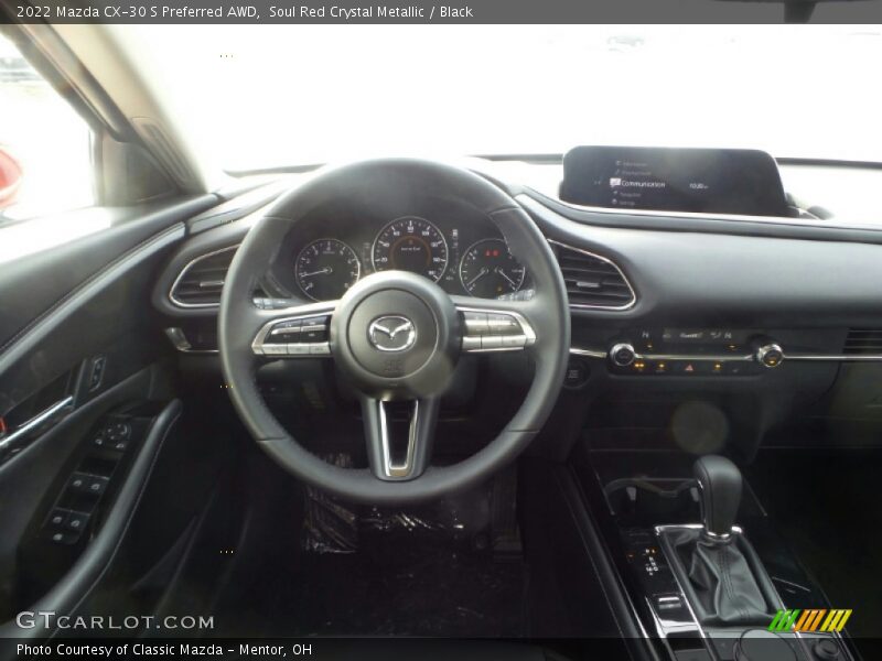 Soul Red Crystal Metallic / Black 2022 Mazda CX-30 S Preferred AWD