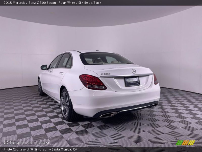 Polar White / Silk Beige/Black 2018 Mercedes-Benz C 300 Sedan