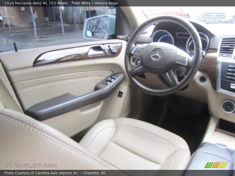 Polar White / Almond Beige 2014 Mercedes-Benz ML 350 4Matic