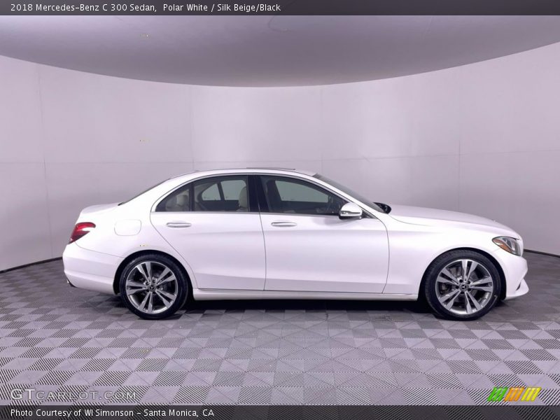 Polar White / Silk Beige/Black 2018 Mercedes-Benz C 300 Sedan