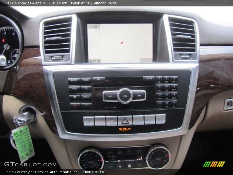 Polar White / Almond Beige 2014 Mercedes-Benz ML 350 4Matic
