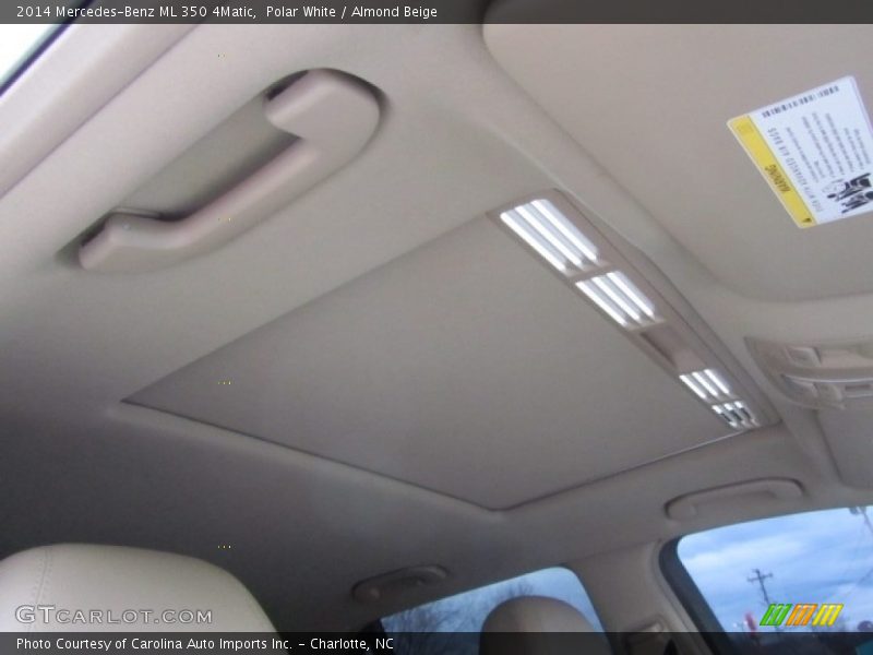 Polar White / Almond Beige 2014 Mercedes-Benz ML 350 4Matic