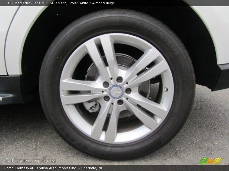 Polar White / Almond Beige 2014 Mercedes-Benz ML 350 4Matic
