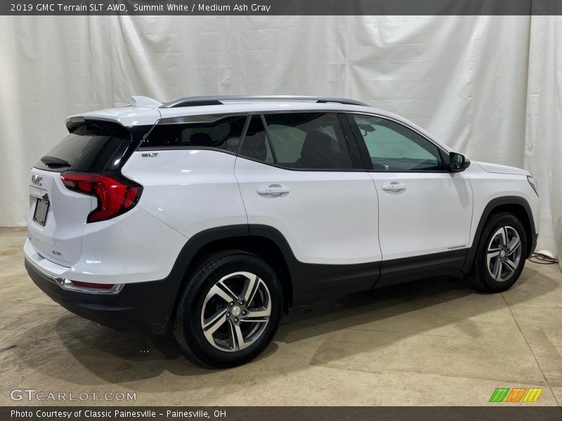 Summit White / Medium Ash Gray 2019 GMC Terrain SLT AWD