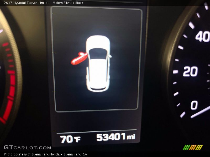 Molten Silver / Black 2017 Hyundai Tucson Limited