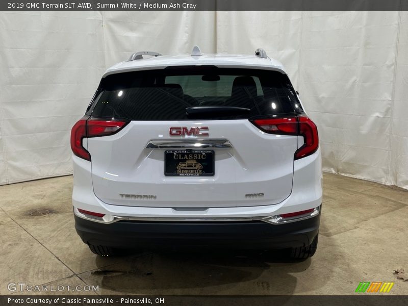 Summit White / Medium Ash Gray 2019 GMC Terrain SLT AWD