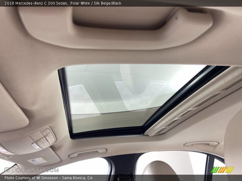 Polar White / Silk Beige/Black 2018 Mercedes-Benz C 300 Sedan