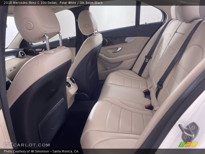 Polar White / Silk Beige/Black 2018 Mercedes-Benz C 300 Sedan