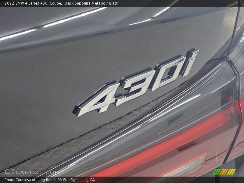 Black Sapphire Metallic / Black 2022 BMW 4 Series 430i Coupe