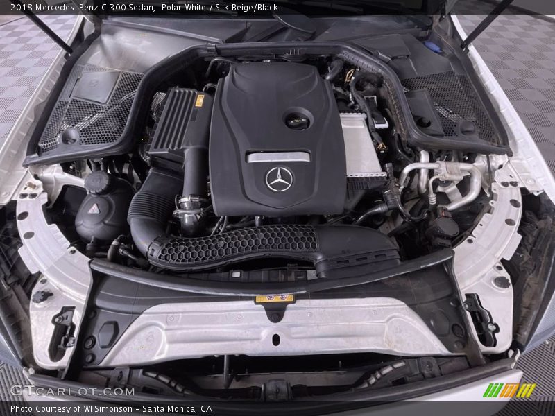 Polar White / Silk Beige/Black 2018 Mercedes-Benz C 300 Sedan