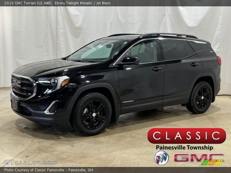 Ebony Twilight Metallic / Jet Black 2019 GMC Terrain SLE AWD