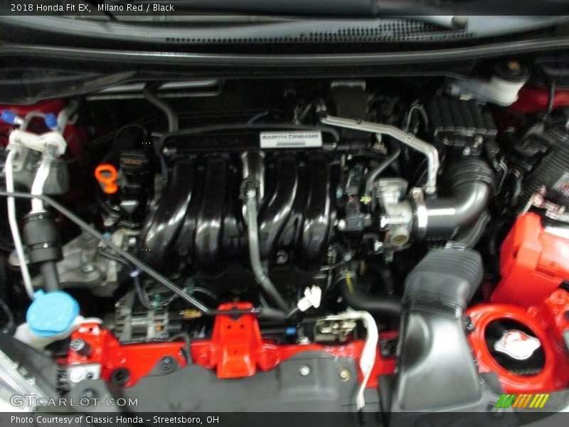 Milano Red / Black 2018 Honda Fit EX