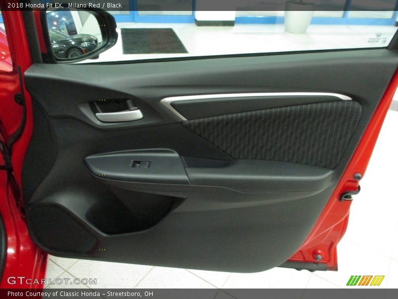 Milano Red / Black 2018 Honda Fit EX