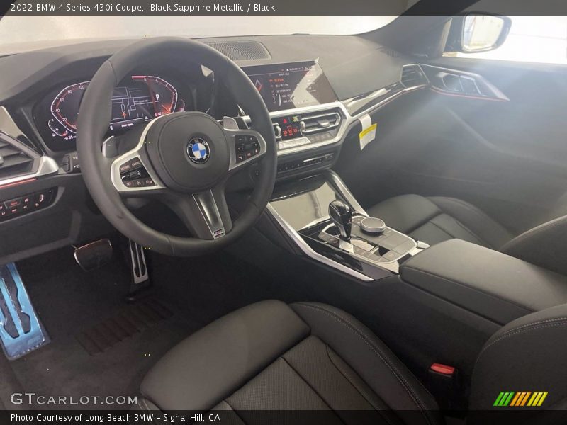 Black Sapphire Metallic / Black 2022 BMW 4 Series 430i Coupe