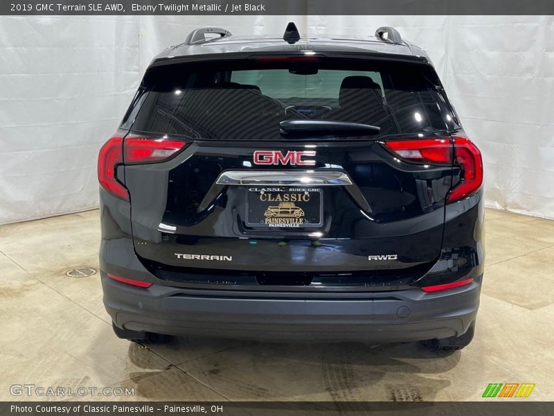 Ebony Twilight Metallic / Jet Black 2019 GMC Terrain SLE AWD