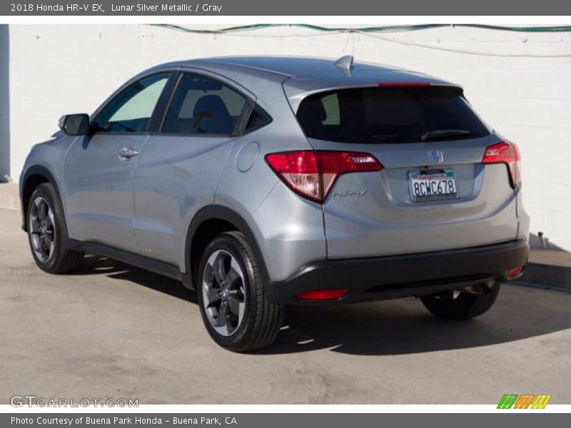 Lunar Silver Metallic / Gray 2018 Honda HR-V EX