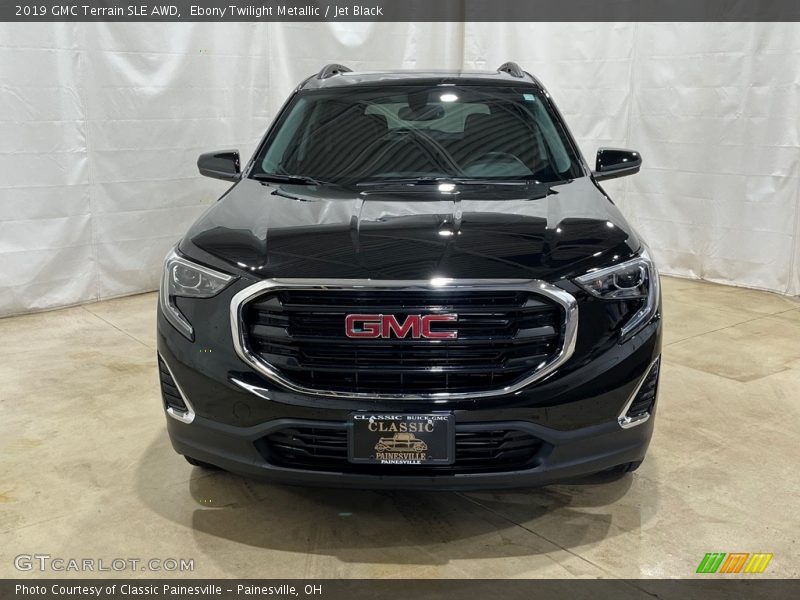 Ebony Twilight Metallic / Jet Black 2019 GMC Terrain SLE AWD