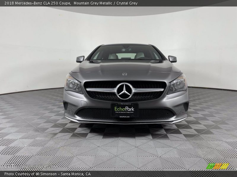 Mountain Grey Metallic / Crystal Grey 2018 Mercedes-Benz CLA 250 Coupe