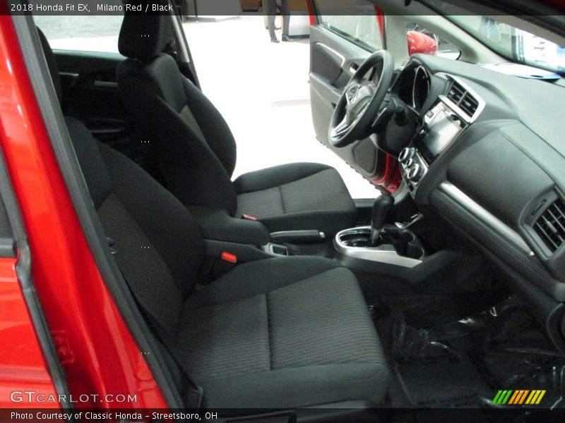 Milano Red / Black 2018 Honda Fit EX