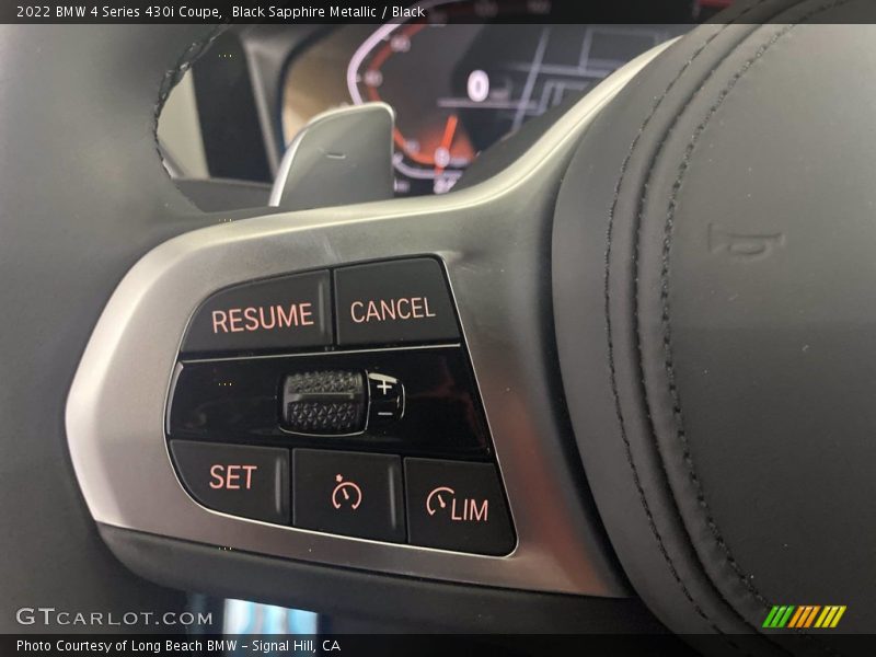 Black Sapphire Metallic / Black 2022 BMW 4 Series 430i Coupe