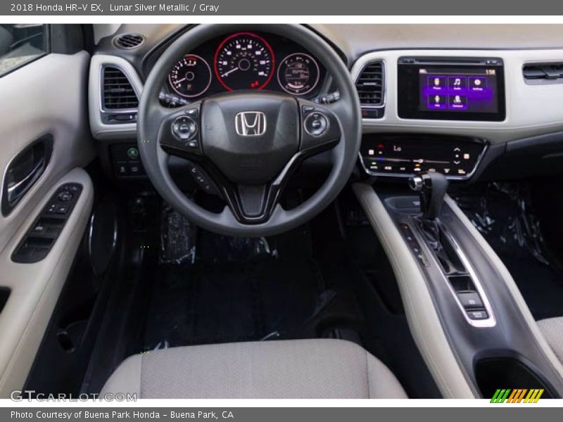Lunar Silver Metallic / Gray 2018 Honda HR-V EX