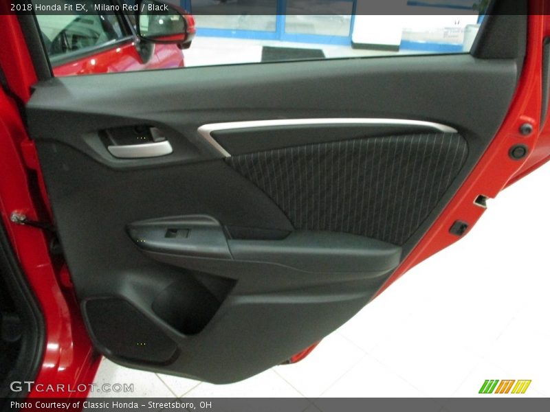 Milano Red / Black 2018 Honda Fit EX
