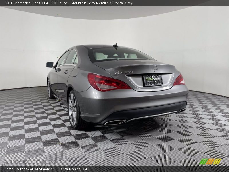 Mountain Grey Metallic / Crystal Grey 2018 Mercedes-Benz CLA 250 Coupe