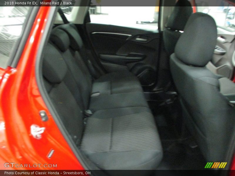 Milano Red / Black 2018 Honda Fit EX