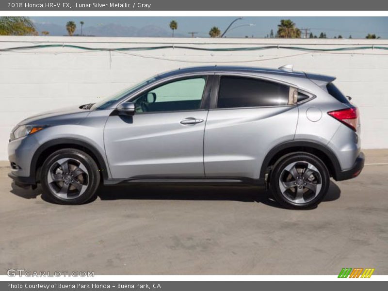 Lunar Silver Metallic / Gray 2018 Honda HR-V EX