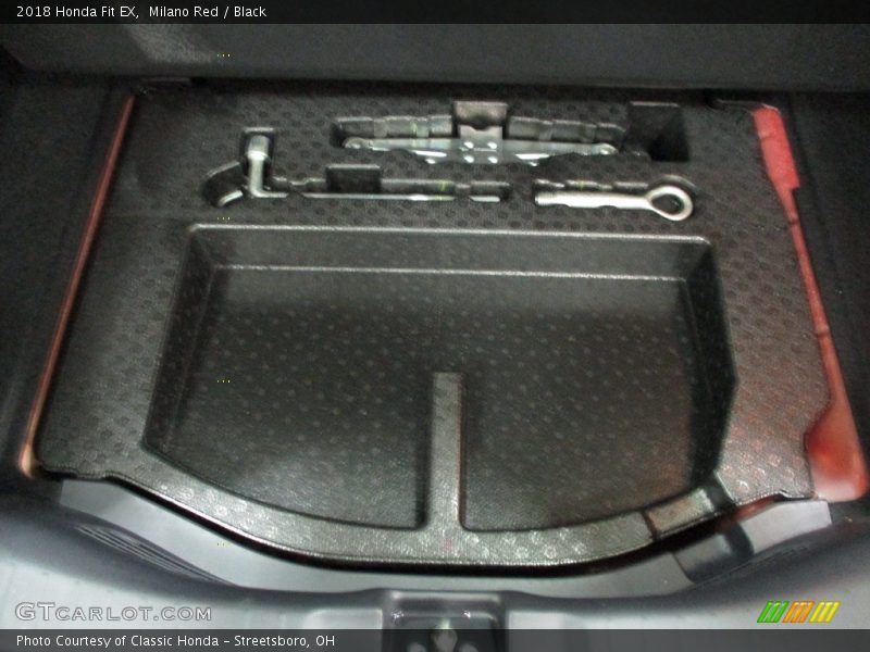 Milano Red / Black 2018 Honda Fit EX