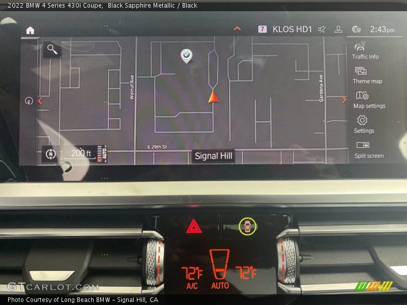 Black Sapphire Metallic / Black 2022 BMW 4 Series 430i Coupe