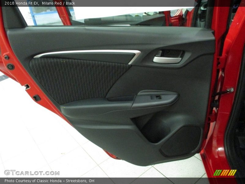 Milano Red / Black 2018 Honda Fit EX
