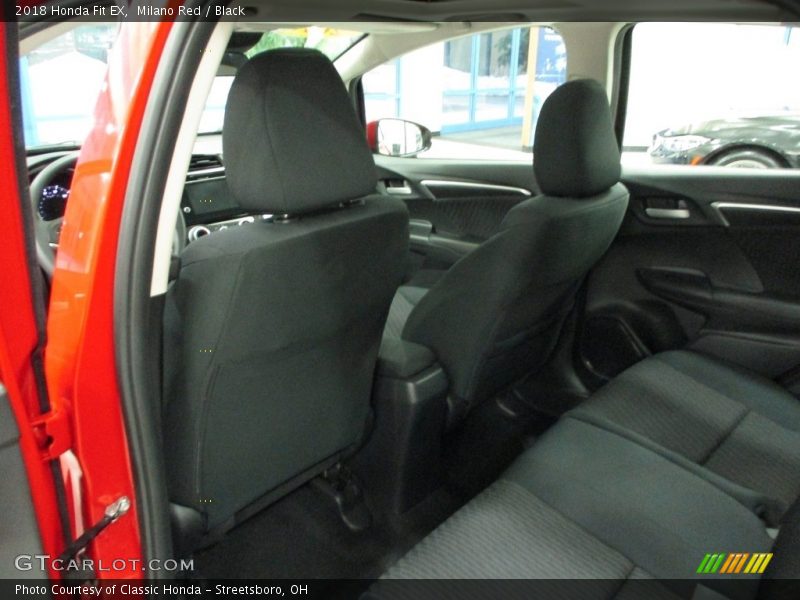 Milano Red / Black 2018 Honda Fit EX
