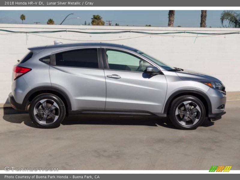 Lunar Silver Metallic / Gray 2018 Honda HR-V EX
