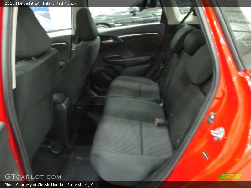 Milano Red / Black 2018 Honda Fit EX