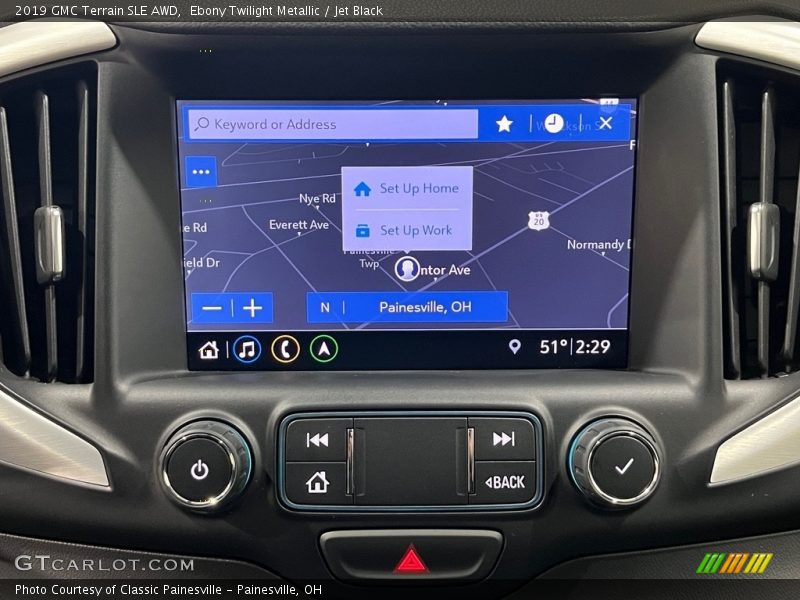 Ebony Twilight Metallic / Jet Black 2019 GMC Terrain SLE AWD