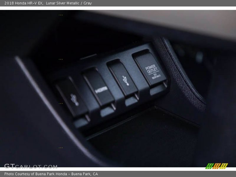 Lunar Silver Metallic / Gray 2018 Honda HR-V EX