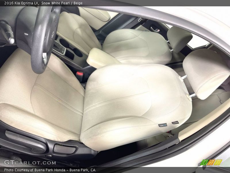 Snow White Pearl / Beige 2016 Kia Optima LX