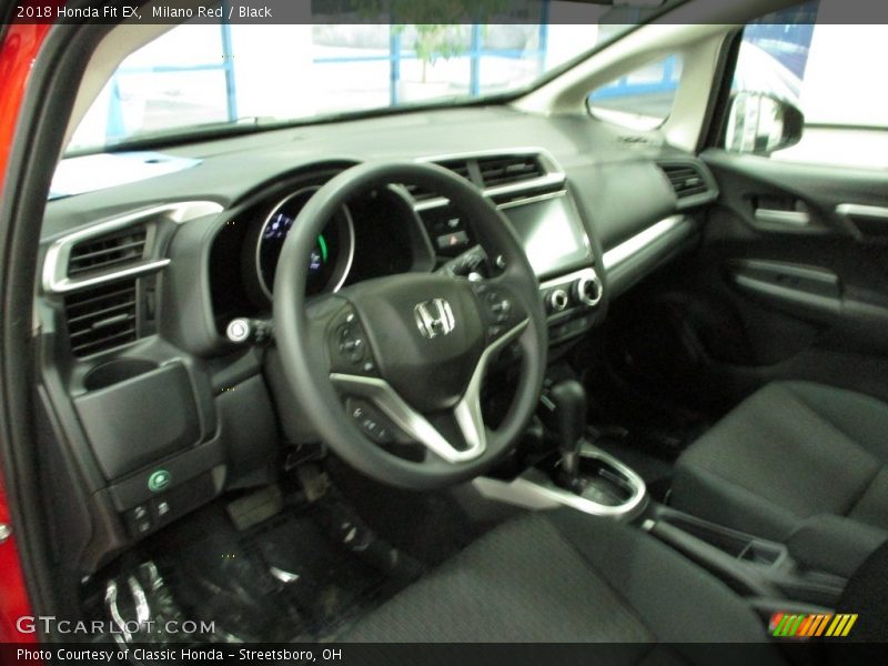 Milano Red / Black 2018 Honda Fit EX