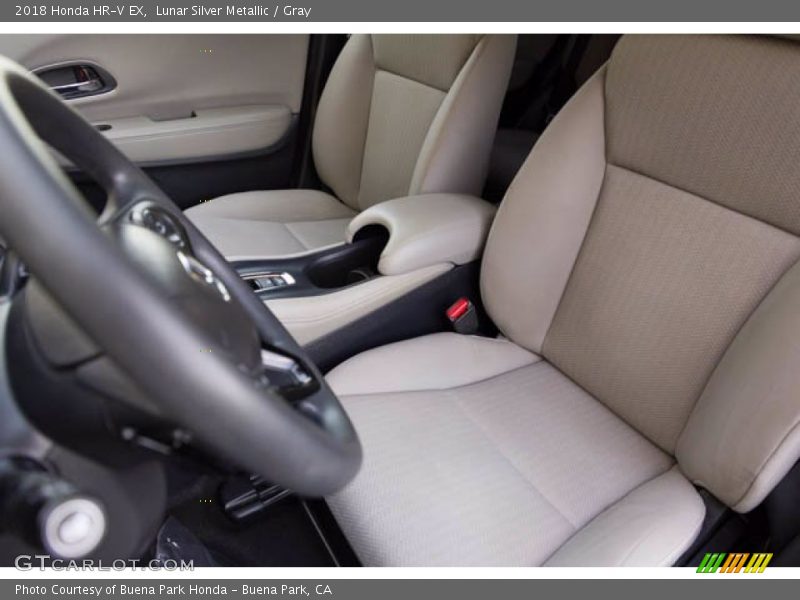 Lunar Silver Metallic / Gray 2018 Honda HR-V EX