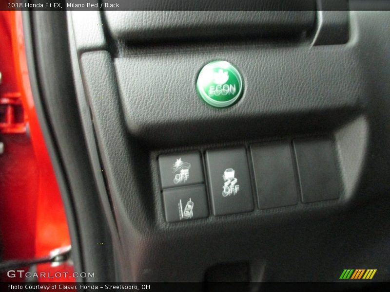 Milano Red / Black 2018 Honda Fit EX
