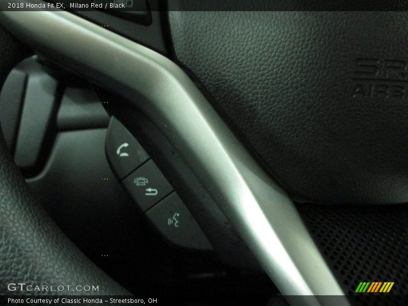 Milano Red / Black 2018 Honda Fit EX