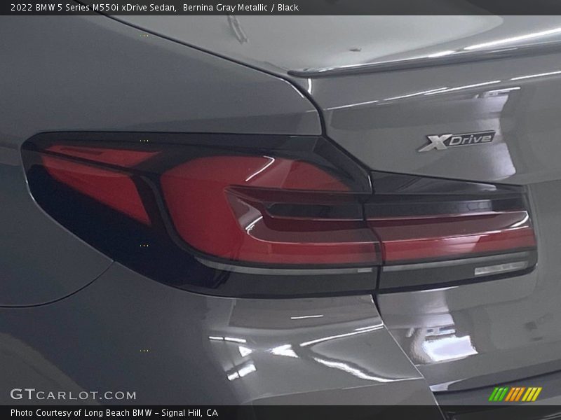 Bernina Gray Metallic / Black 2022 BMW 5 Series M550i xDrive Sedan
